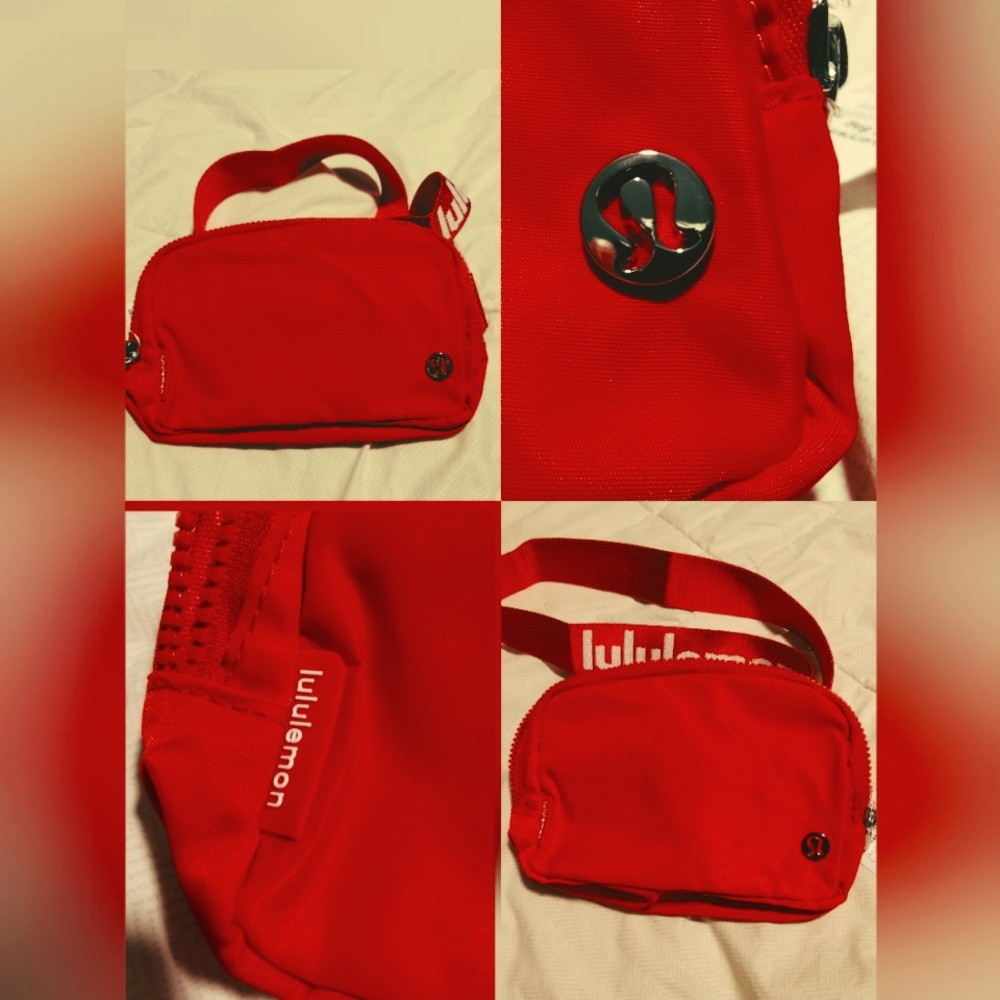 Red belt bag